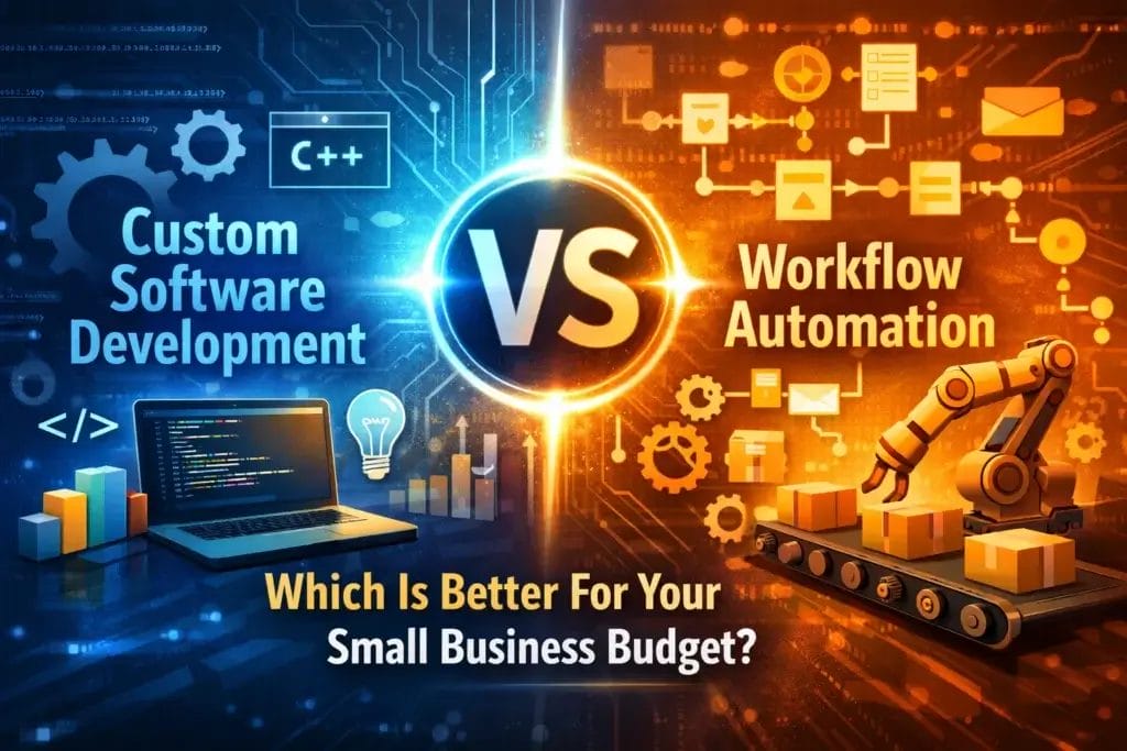 Custom Software Development vs Workflow Automation: Which Is Better For Your Small Business Budget? 37 cuXiQWkavXQ